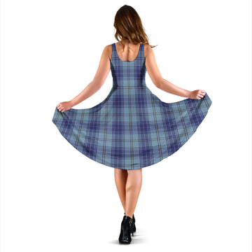 Traynor Tartan Sleeveless Midi Womens Dress