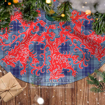 Traynor Tartan Christmas Tree Skirt Lion Rampant Style