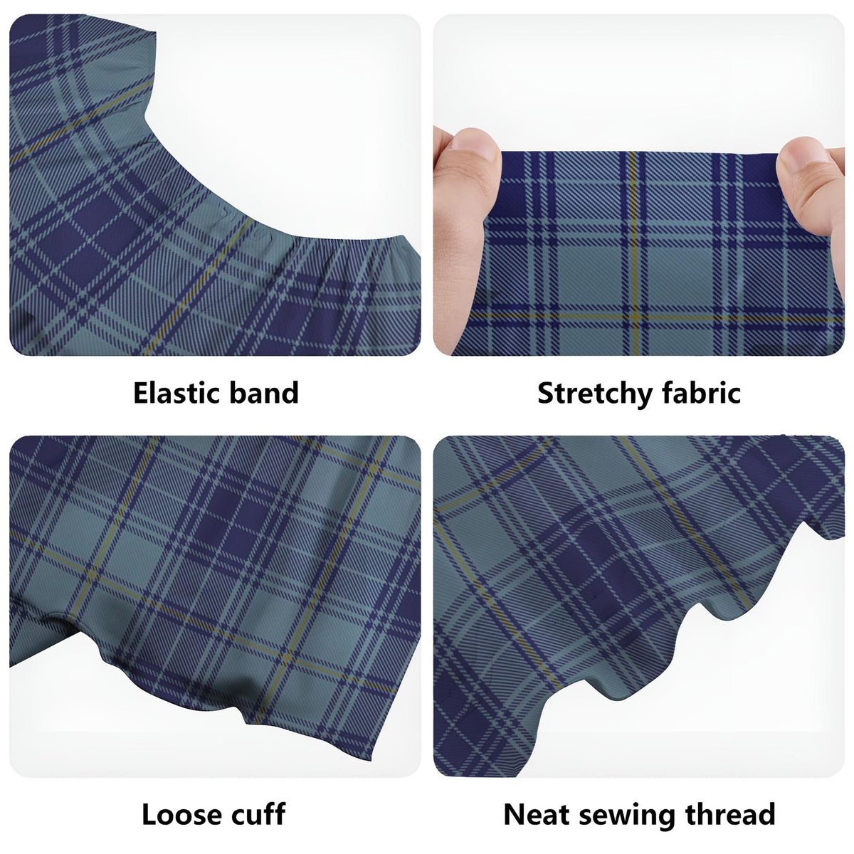 Traynor Tartan Off Shoulder Long Dress - Tartan Vibes Clothing