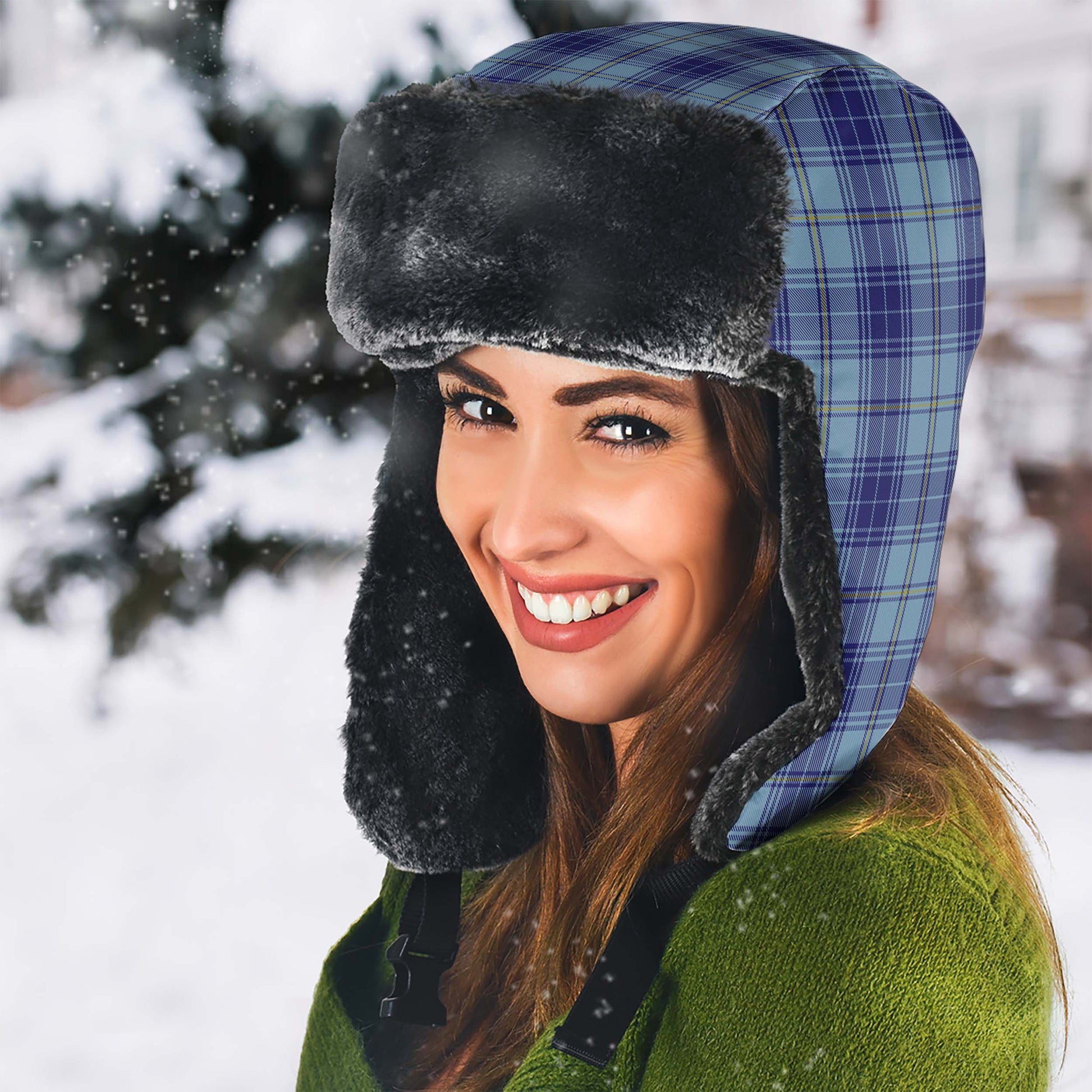 Traynor Tartan Winter Trapper Hat - Tartanvibesclothing