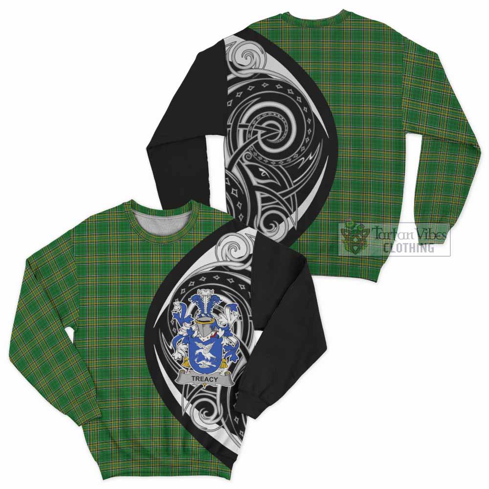Treacy Irish Clan Sweatshirt Celtic Circle Style - Tartan Vibes Clothing