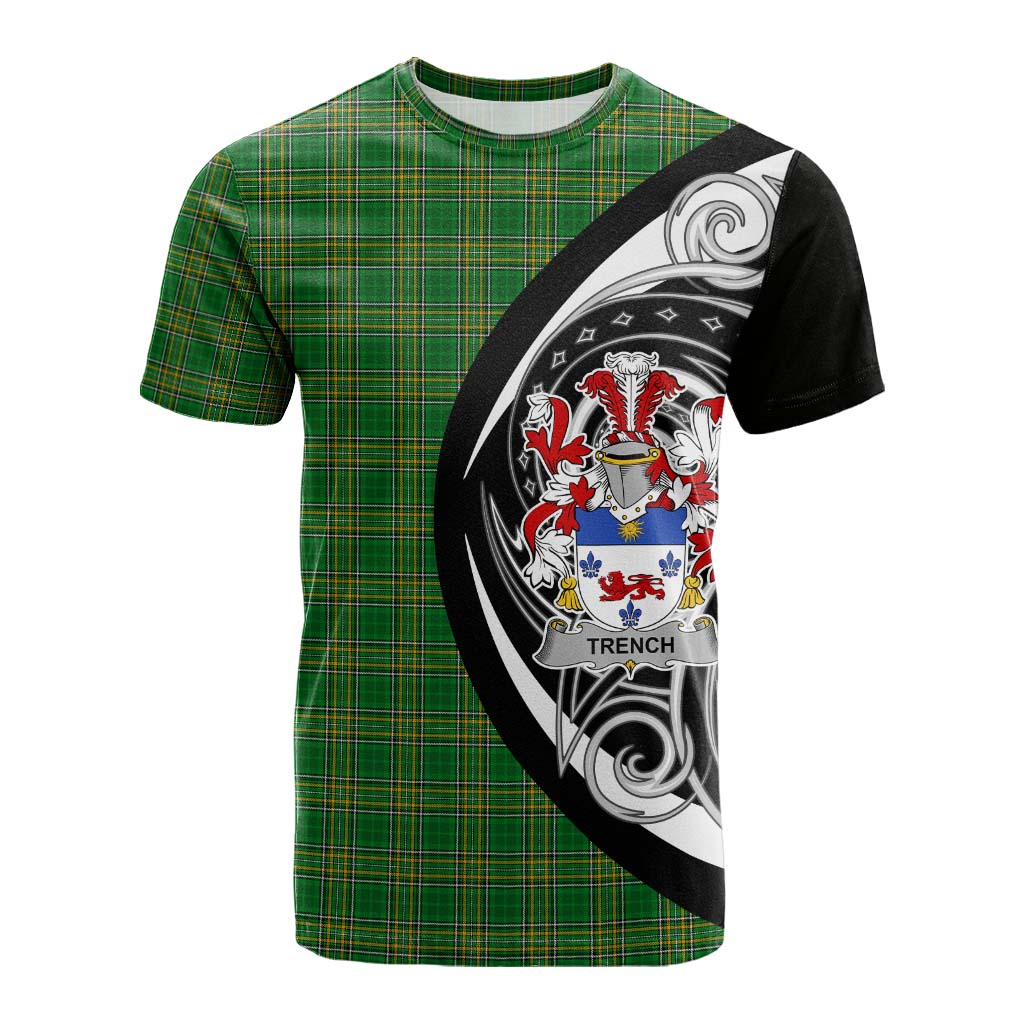 Trench Irish Clan Cotton T-shirt Celtic Circle Style Kid's Shirt - Tartan Vibes Clothing