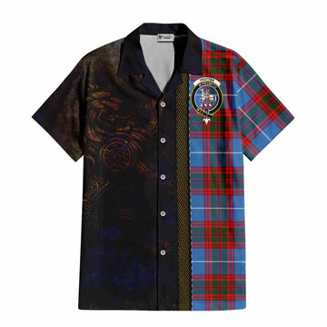 Trotter Tartan Family Crest Hawaiian Shirt Alba Gu Brath Be Brave Lion Ancient Style Kid - Tartan Vibes Clothing