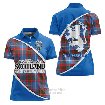 Trotter Family Crest Tartan Women's Polo Shirt Celebrate Saint Andrew's Day in Style