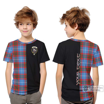 Trotter Tartan Kid T-Shirt with Family Crest and Half Of Me Style