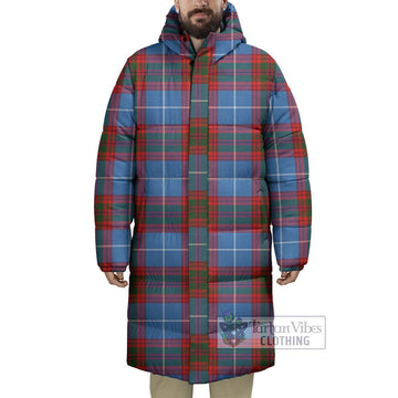 Trotter Tartan Long Down Jacket