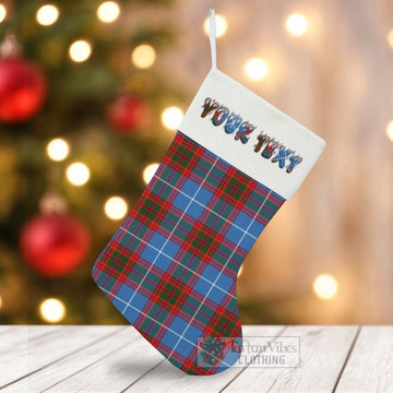 Trotter Tartan Christmas Stocking with Personalized Text