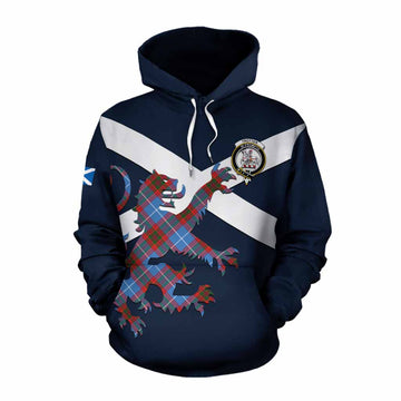 Trotter Tartan Lion Rampant Cotton Hoodie Proudly Display Your Heritage with Alba Gu Brath and Clan Name