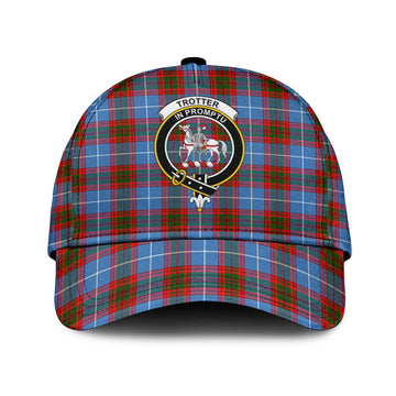 Trotter Tartan Classic Cap with Family Crest