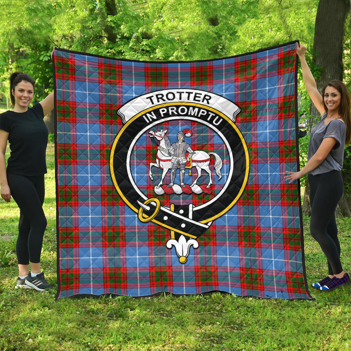 trotter-tartan-quilt-with-family-crest