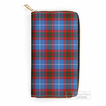 Trotter Tartan Women's Leather Wallet One Size 19.7*10.5*3.5 cm - Tartan Vibes Clothing