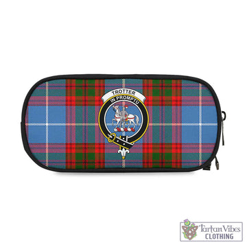 Trotter Tartan Pen and Pencil Case with Family Crest