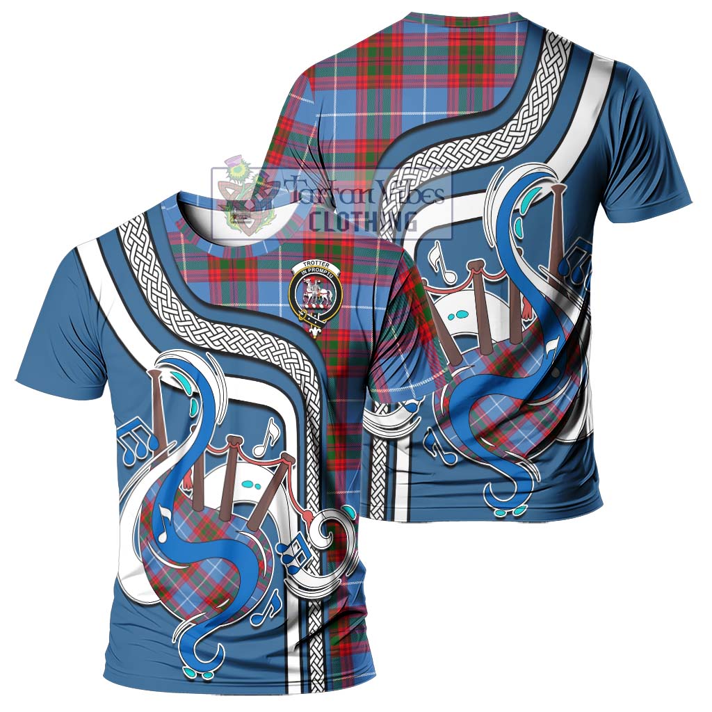 Tartan Vibes Clothing Trotter Tartan T-Shirt with Epic Bagpipe Style