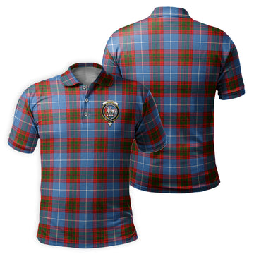 Trotter Tartan Men's Polo Shirt with Family Crest