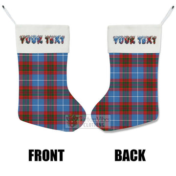 Trotter Tartan Christmas Stocking with Personalized Text