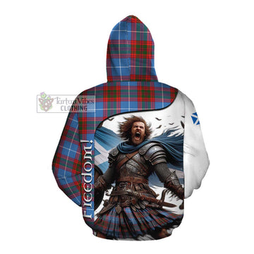 Trotter Crest Tartan Cotton Hoodie Inspired by the Freedom of Scottish Warrior Pullover Hoodie - Tartan Vibes Clothing