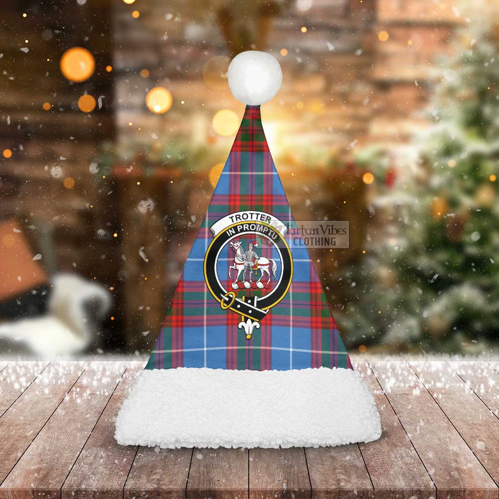 Tartan Vibes Clothing Trotter Tartan Christmas Santa Hats with Family Crest