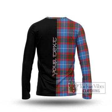 Trotter Tartan Long Sleeve T-Shirt with Family Crest and Half Of Me Style