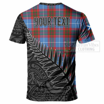 Trotter Crest Tartan T-Shirt with New Zealand Silver Fern Half Style