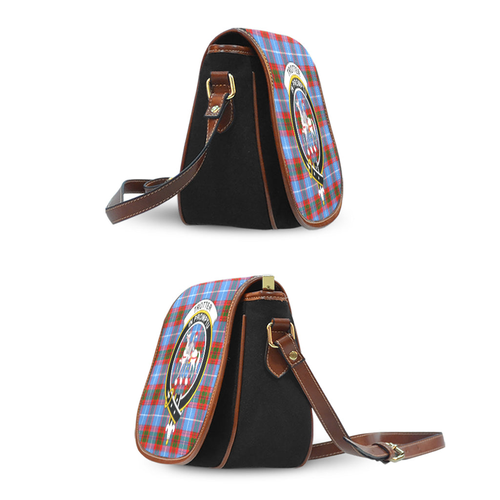 Trotter Tartan Saddle Bag with Family Crest - Tartan Vibes Clothing