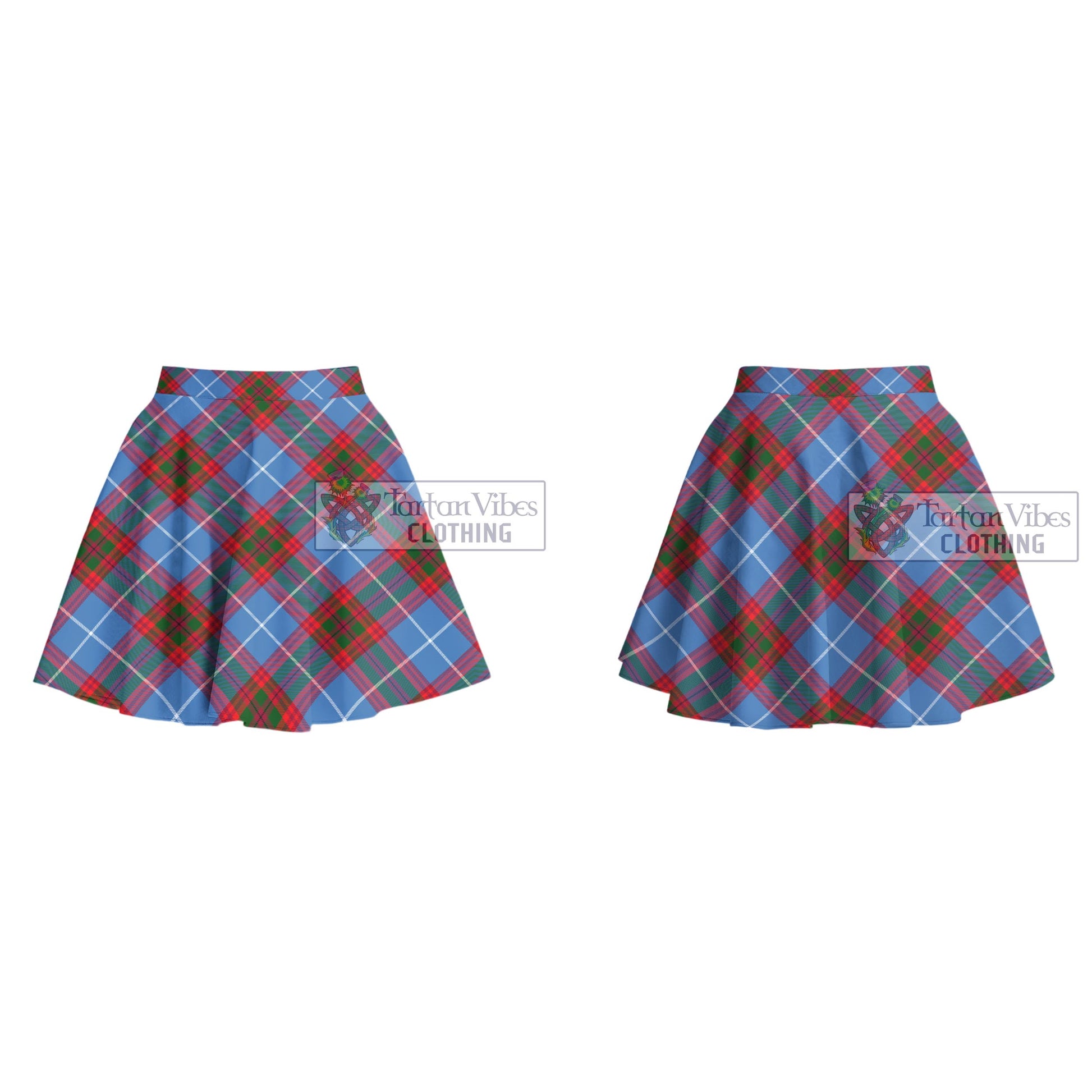 Tartan Vibes Clothing Trotter Tartan Women's Plated Mini Skirt