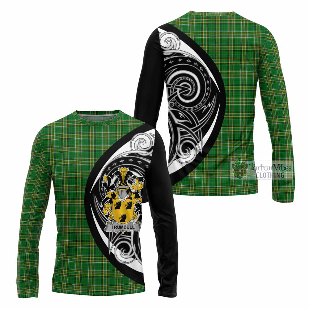 Trumbull Irish Clan Long Sleeve T-Shirt Celtic Circle Style - Tartan Vibes Clothing