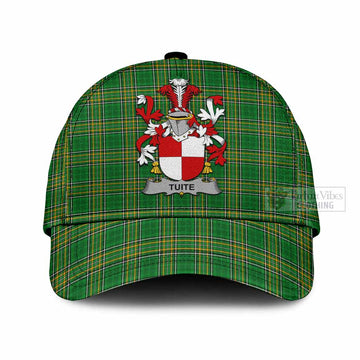 Tuite Irish Clan Tartan Classic Cap with Coat of Arms