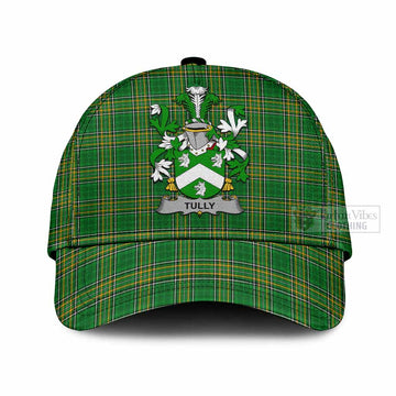 Tully Irish Clan Tartan Classic Cap with Coat of Arms