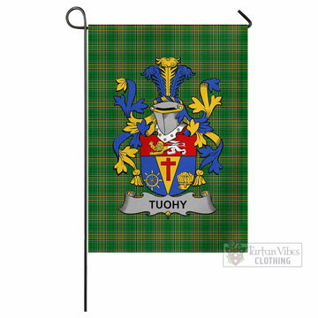 Tuohy Irish Clan Tartan Flag with Coat of Arms