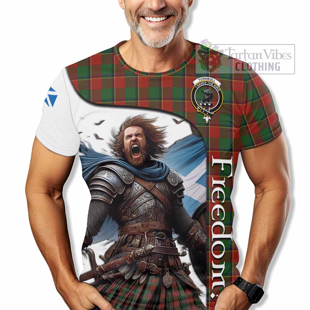 Turnbull Crest Tartan T-Shirt Inspired by the Freedom of Scottish Warrior