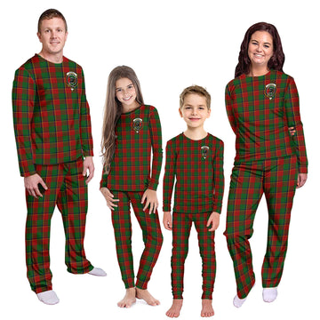 Turnbull Tartan Pajamas Family Set with Family Crest