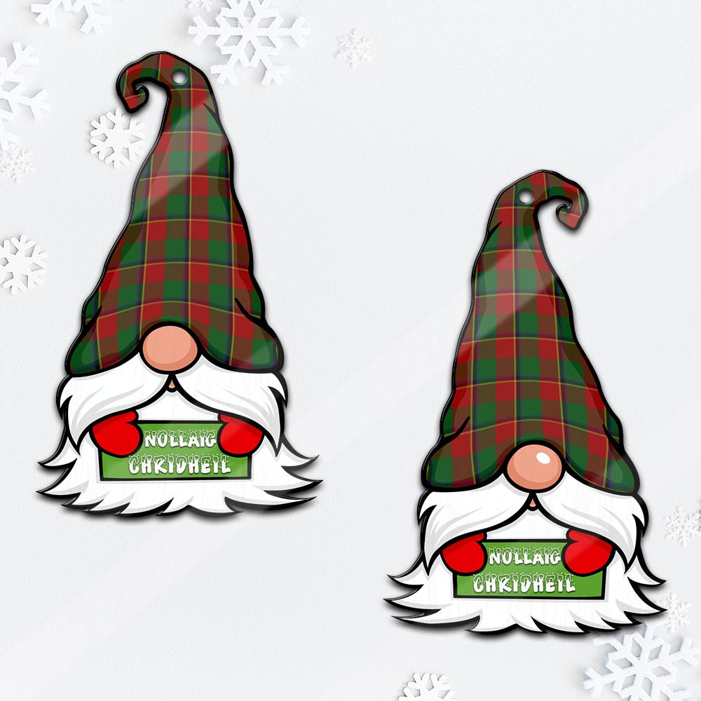 Turnbull Gnome Christmas Ornament with His Tartan Christmas Hat - Tartan Vibes Clothing