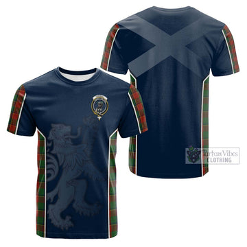 Turnbull Tartan Cotton T-shirt with Family Crest and Lion Rampant Vibes Sport Style