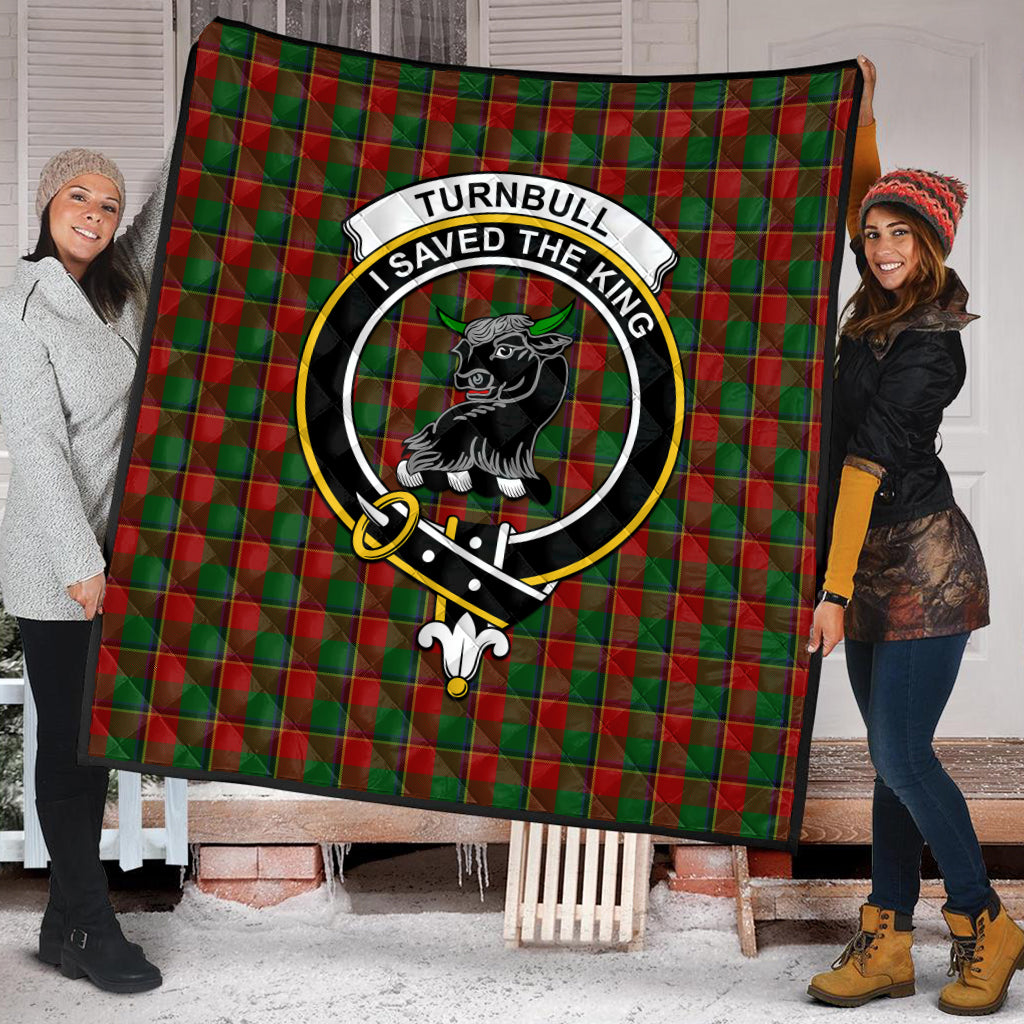 turnbull-dress-tartan-quilt-with-family-crest