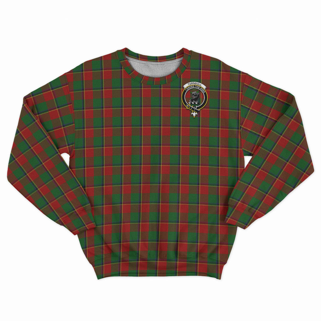 Turnbull Tartan Sweatshirt with Family Crest - Tartan Vibes Clothing