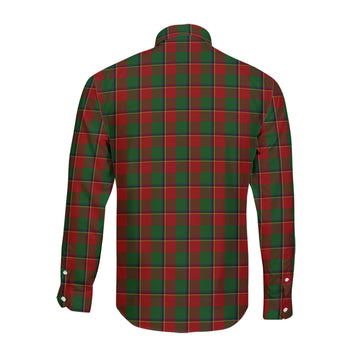 Turnbull Tartan Long Sleeve Button Up Shirt with Family Crest