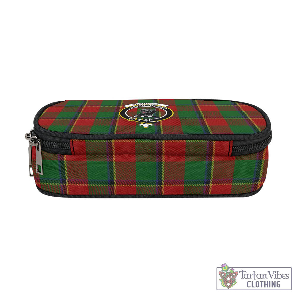 Tartan Vibes Clothing Turnbull Dress Tartan Pen and Pencil Case with Family Crest