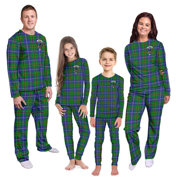 Turnbull Hunting Tartan Pajamas Family Set with Family Crest