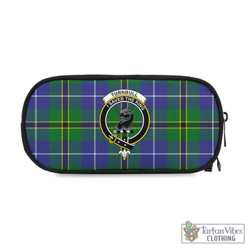 Turnbull Hunting Tartan Pen and Pencil Case with Family Crest