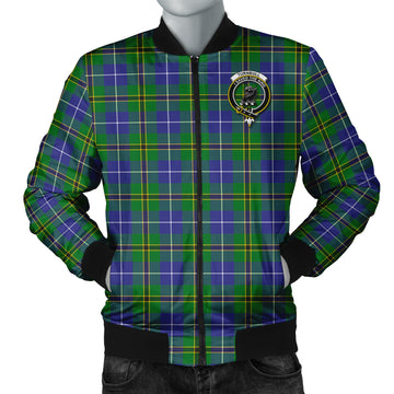 Turnbull Hunting Tartan Bomber Jacket with Family Crest