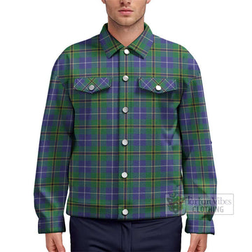 Turnbull Hunting Tartan Unisex Lapel Cotton Jacket