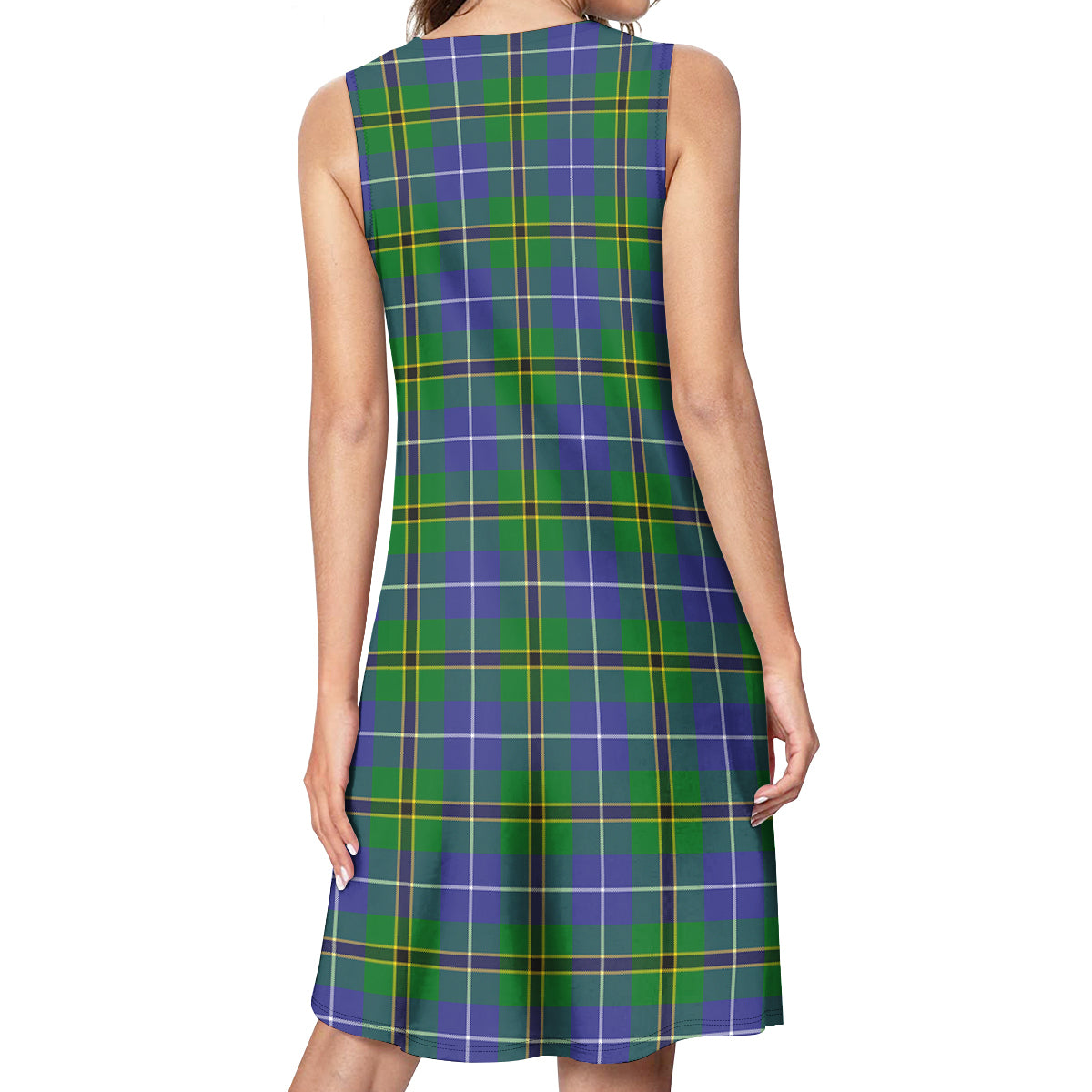 Turnbull Hunting Tartan Womens Casual Dresses - Tartanvibesclothing