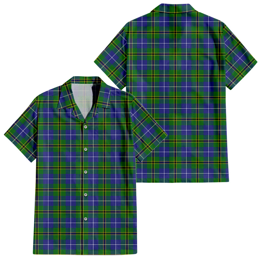 turnbull-hunting-tartan-short-sleeve-button-down-shirt