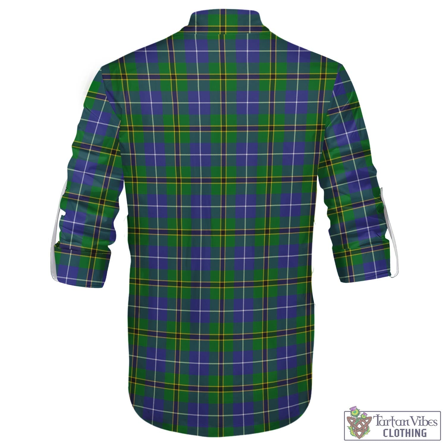 Tartan Vibes Clothing Turnbull Hunting Tartan Men's Scottish Traditional Jacobite Ghillie Kilt Shirt