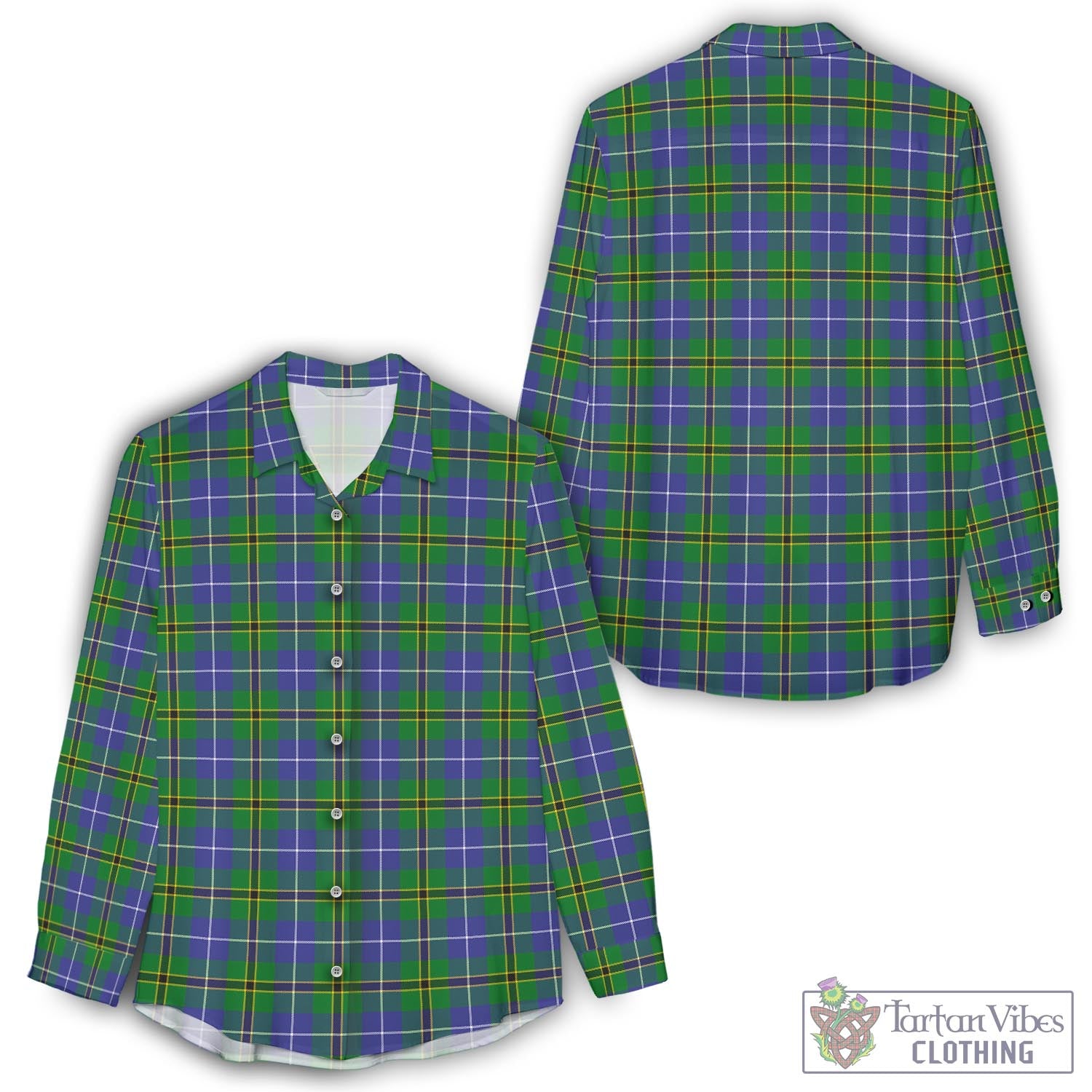 Turnbull Hunting Tartan Womens Casual Shirt