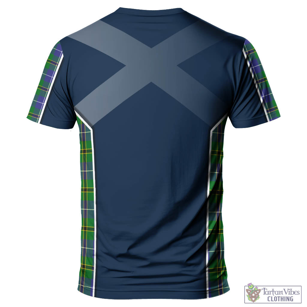 Tartan Vibes Clothing Turnbull Hunting Tartan T-Shirt with Family Crest and Lion Rampant Vibes Sport Style