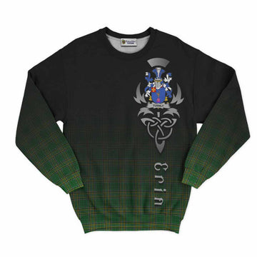 Turnly Irish Clan Sweatshirt with Coat of Arms Erin Go Bragh Celtic Inspired Unisex - Tartan Vibes Clothing