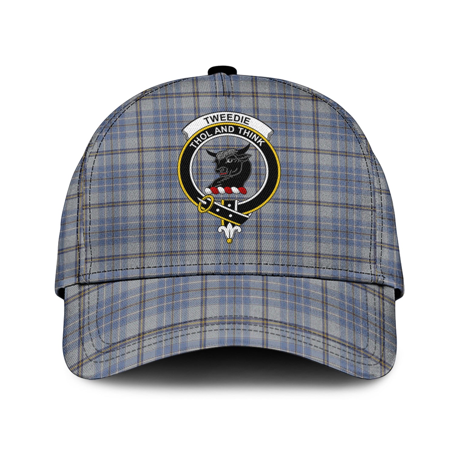 Tweedie Tartan Classic Cap with Family Crest Classic Cap Universal Fit - Tartan Vibes Clothing