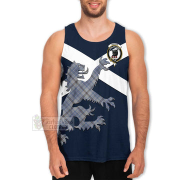 Tweedie Tartan Lion Rampant Men's Tank Top  Proudly Display Your Heritage with Alba Gu Brath and Clan Name