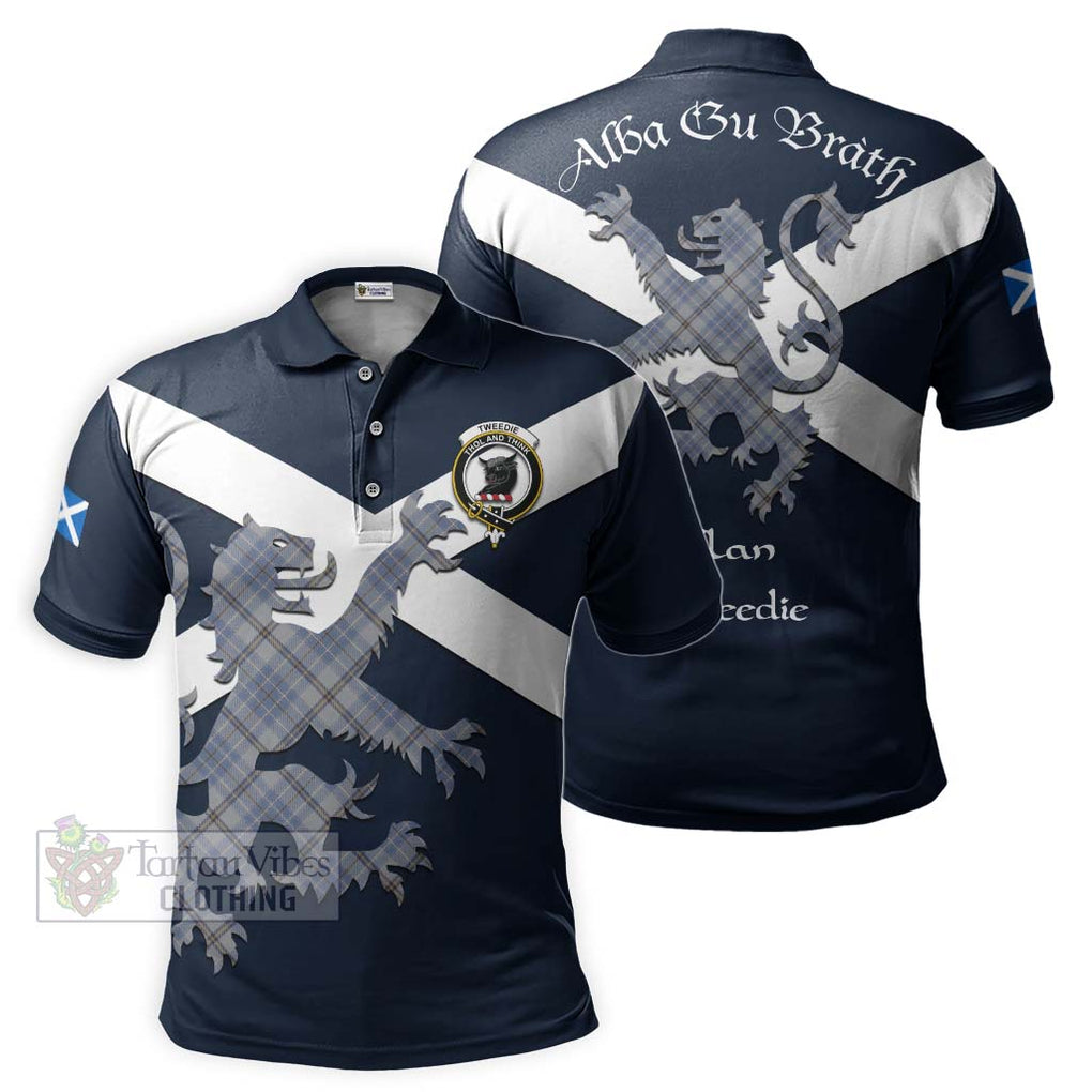 Tartan Vibes Clothing Tweedie Tartan Lion Rampant Polo Shirt – Proudly Display Your Heritage with Alba Gu Brath and Clan Name